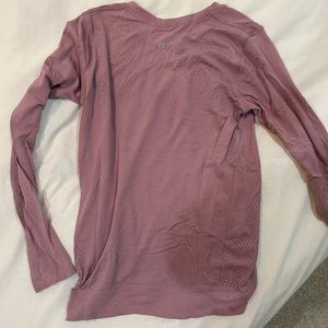 Pink Lulu lemon long sleeve shirt